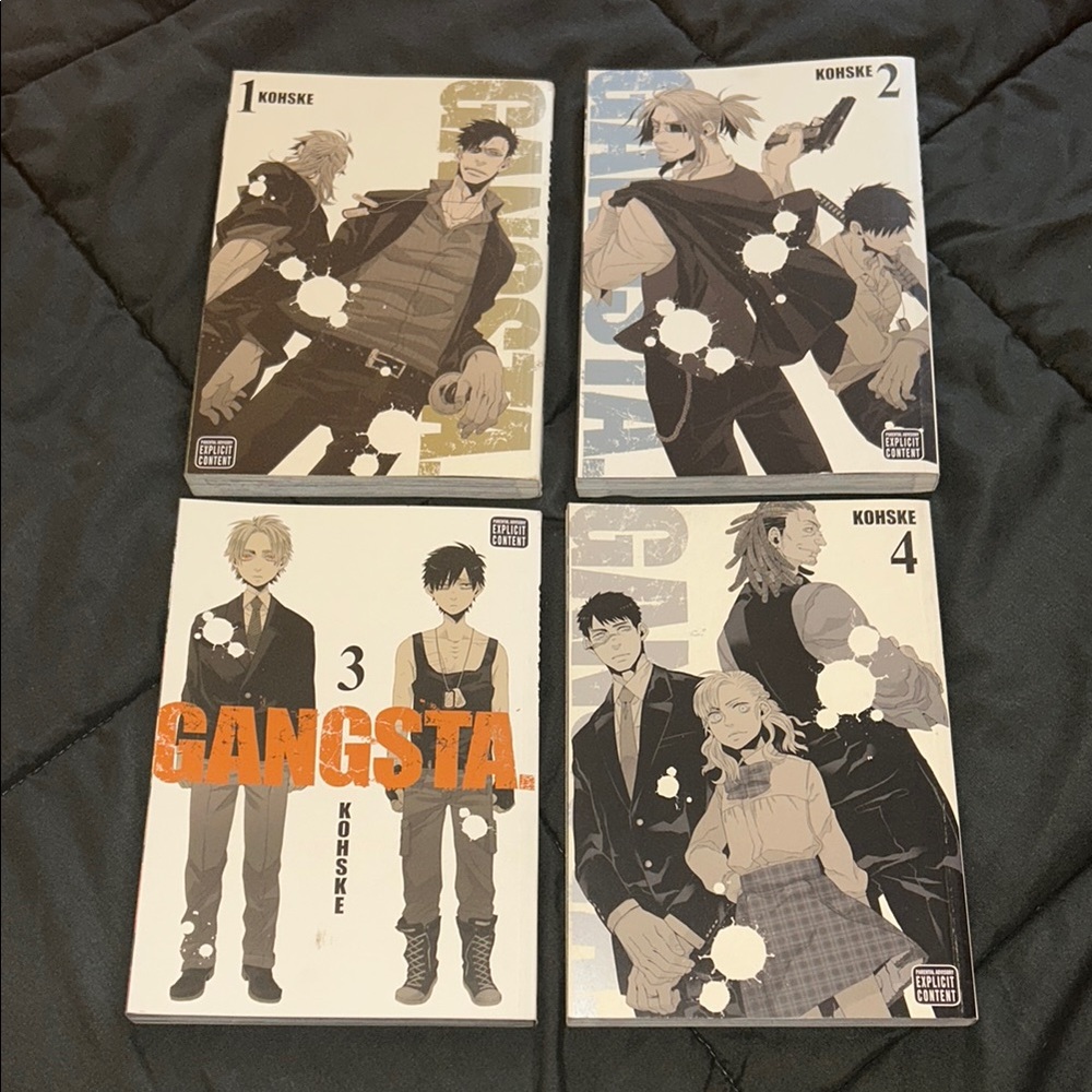 Gangsta Manga Volumes 1-4 Set